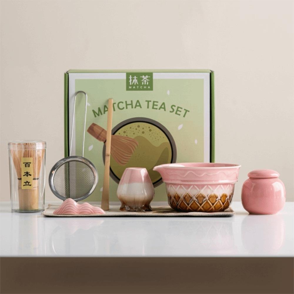 2/5/8PCS Gradient Color Matcha Bowl Ice Cream Matcha Making Kit New Japanese Tea Set Tea Lovers
