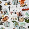 46 Pcs/pack Travel Scenery Label Stickers Decorative Stationery Stickers Scrapbooking Diy Diary Album Stick Label