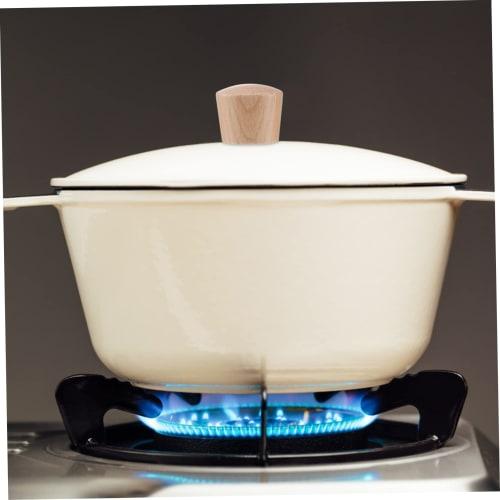 WATIIFUFU 2-Piece Wooden Pot Lid Knob Replacement Soup Pot Lid Handle, Universal, Easy to Grip, Easy to Clean, Durable