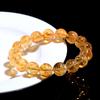 Natural Citrine Crystal Bracelet Handmade Geometric Beaded Jewelry Men Women Luck Wealth Charm