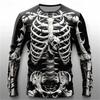3D Print Skeleton Skulls Pattern Tops Casual Fashion T-shirts Sweatshirt Breathable Streetwear Loose Men's T-shirts