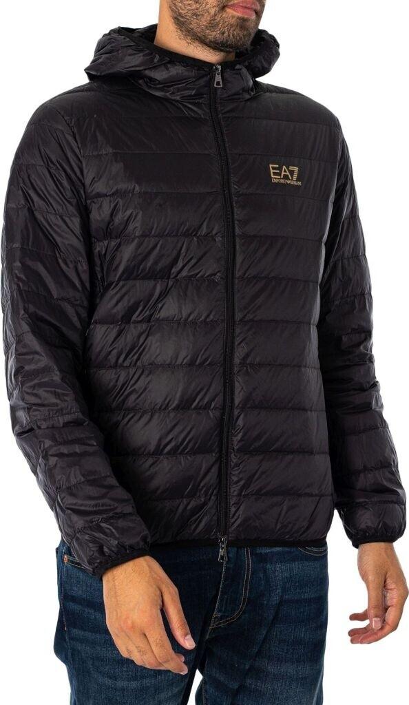 Зимняя куртка Emporio Armani Packable Down Jacket Core Identity (8NPB24-PNGPZ) черный/золотой