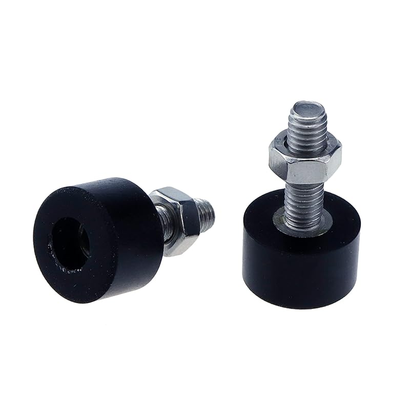Hood Adjuster Bumper Stopper Rubber Hood Bumper Stop Bolt Nuts M4×20mm, Pack of 2