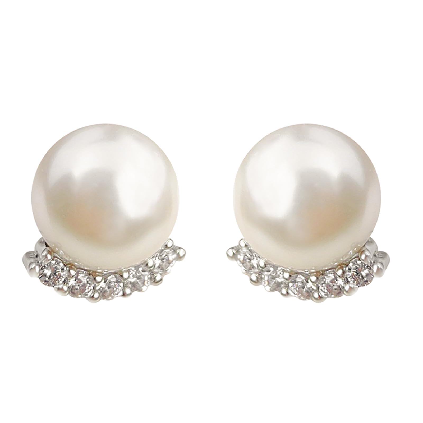 

Smiling Angel Natural Freshwater Pearl Earrings Earrings that can be used without pierced ears Pearl earrings Hypoallergenic [Orange Symbol] 8-9mm