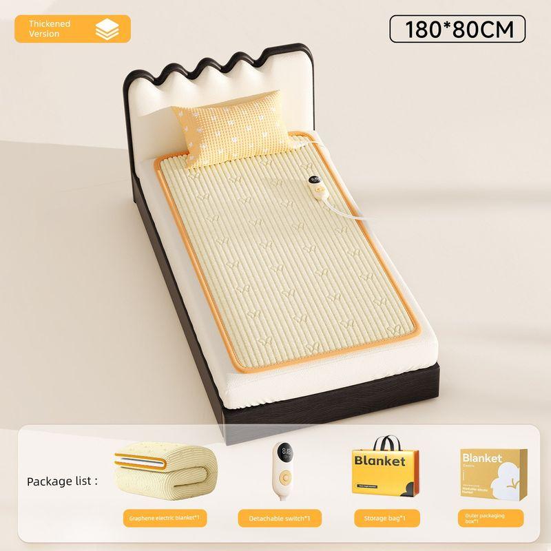 2026 New Model Electric Blanket for Double or Single Use, Home Use, Cotton, Dual Control, 1.5m Graphene, Genuine Official Flagship Store