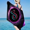 Tiktok Logo Design Microfiber Beach Towel, Lightweight And Quick-Dry, for Summer Travel, Beach Essential, Swimming Pool