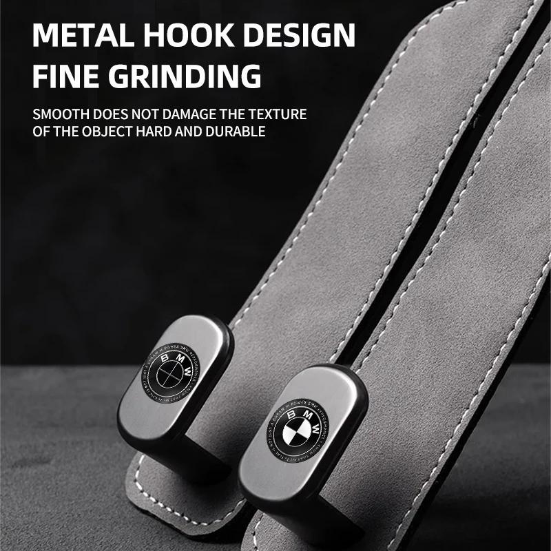 2-in-1 Auto Haken Rücksitz Rücken Haken Kopfstütze Kleiderbügel Für BMW 50th Kith X1 X2 X3 X4 X5 X6 E71 F16 G06 E70 E53 F15 G05 E83 E84 F48