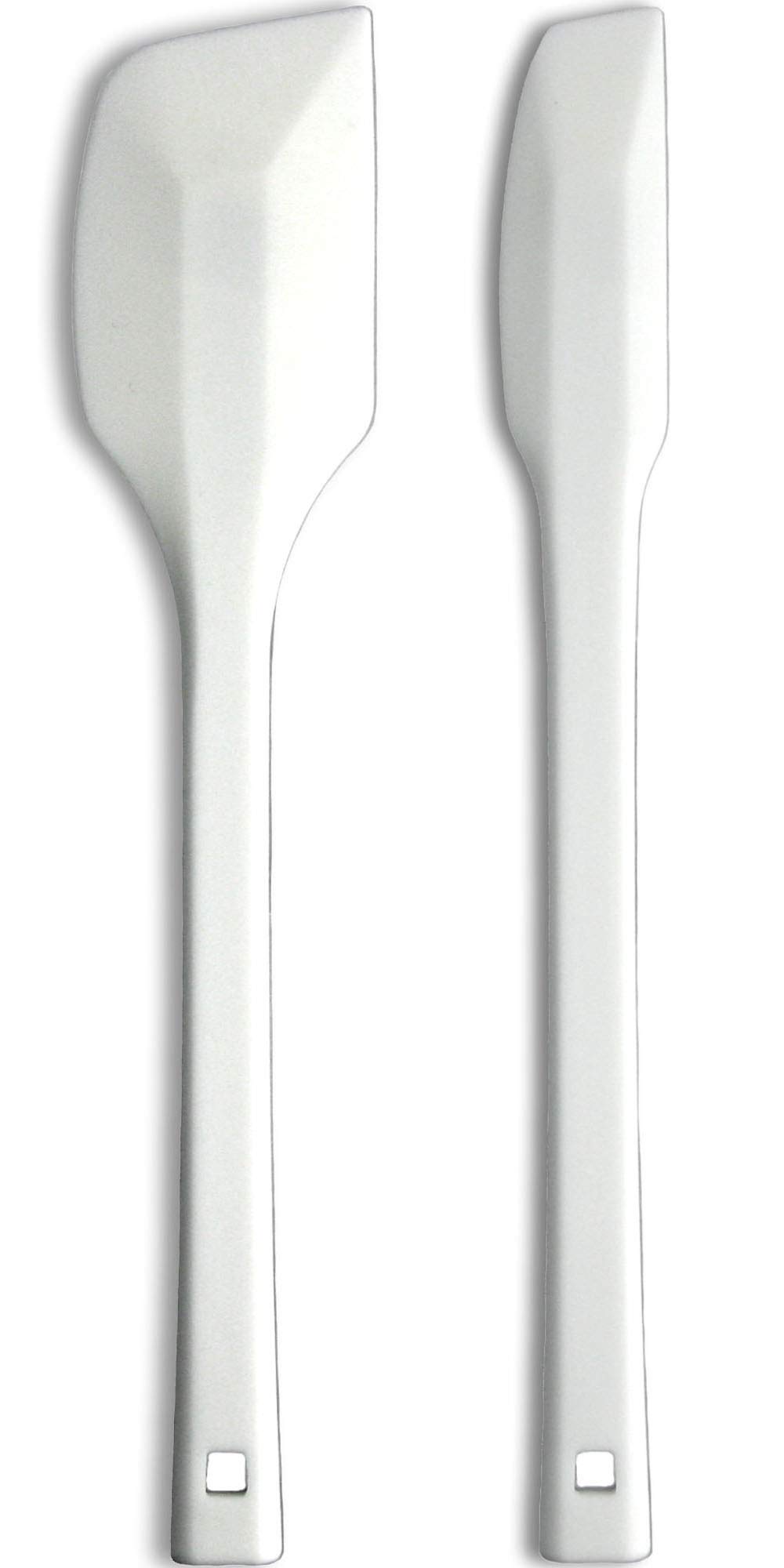 

Nagao Silicone Rubber Large and Set of Molded Perfect for Cooking and Made in Japan Tsubame-Sanjo Heat-Resistant Spatula, Small, 2, White, One-Piece белый