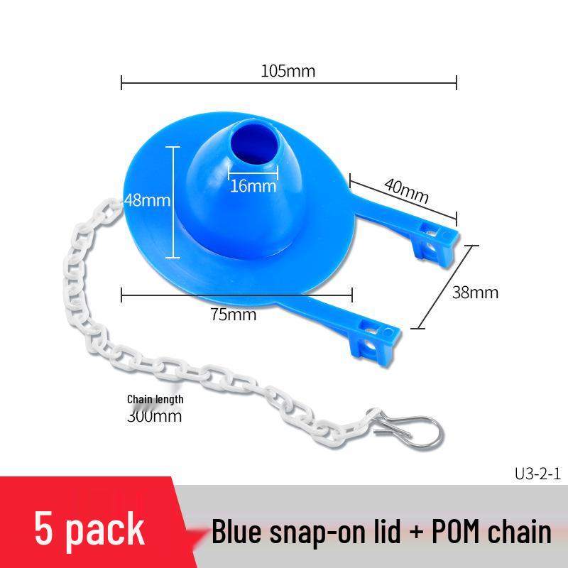 Classic Toilet Tank Lid Seat Water Stopper Rubber Plug Drain Valve Seal Ring Universal Accessory