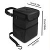 Car Trash Can with Lid Car Folding Storage Box Waterproof Car Garbage Can Car Seat Storage