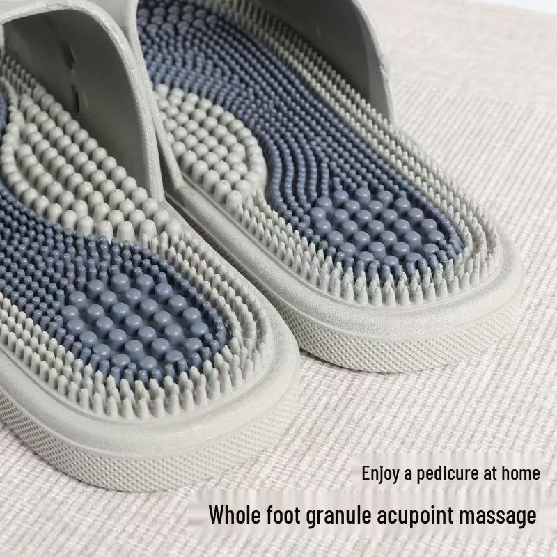 Men's & Women's 2025 Non-Slip Odor-Resistant Massage Slippers for Indoor/Outdoor Use