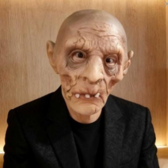 New personalized latex headgear for elderly women, Halloween horror mask headgear Old man