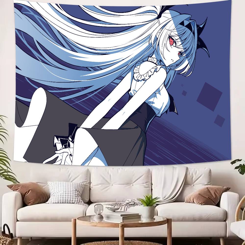 Kawaii Lilith Cool The NOexistenceN of you AND me Tapestry Wall Hanging Art Decoration Aesthetic Background Cloth Birthday Gif