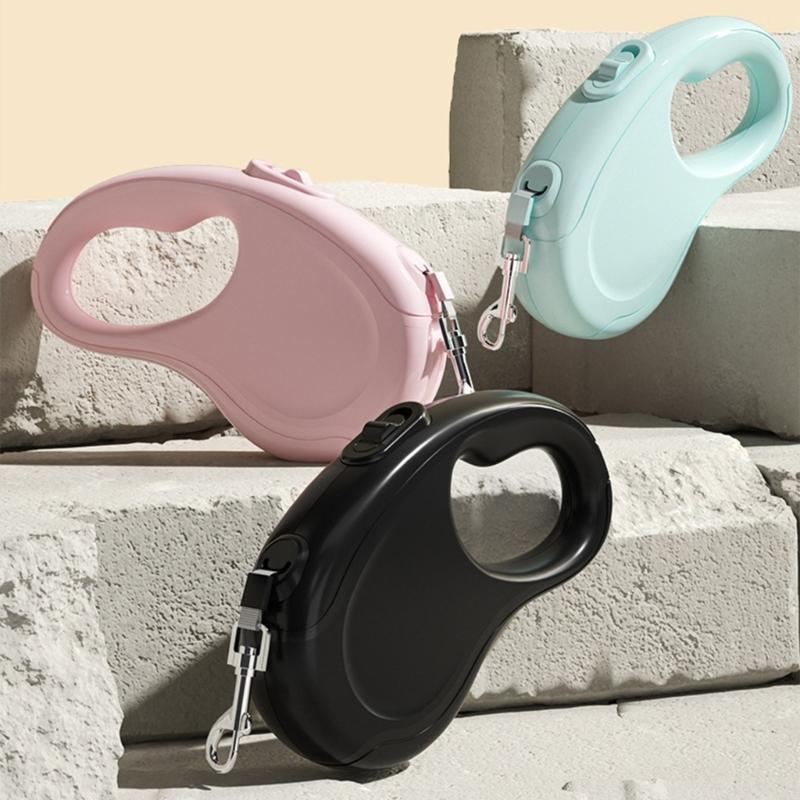 Ergonomic Grip Retractable Dog Leashes with Automatic Durability and Easyly Control for Effortlessly Handling