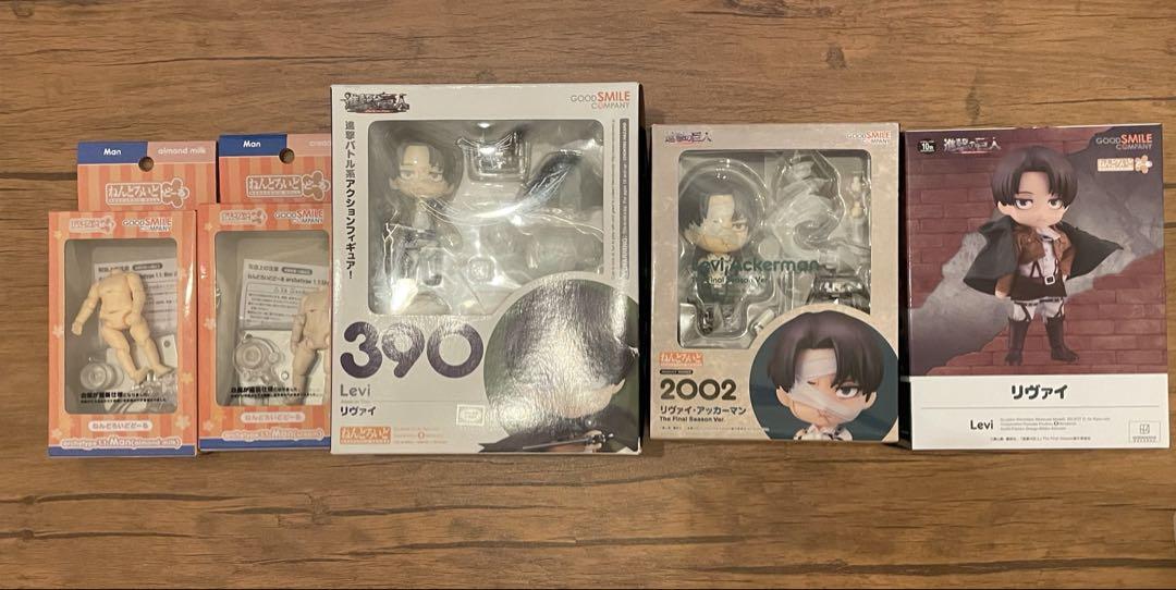 

[USED] Attack on Titan Levi Nendoroid Nendoroid Doll 3 types