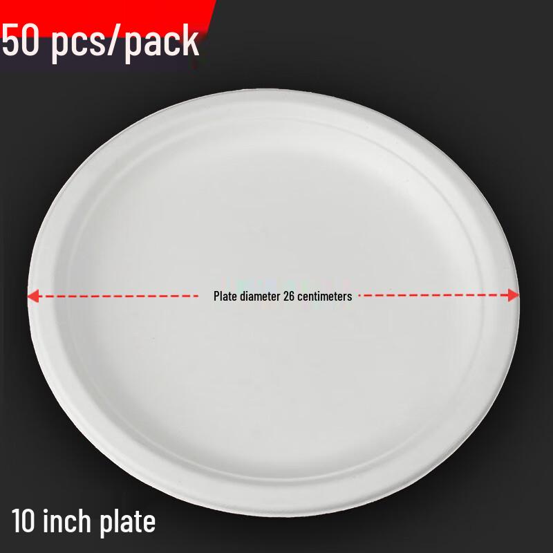 Wuhe Thickened White Rectangular Stone Dinner Plate