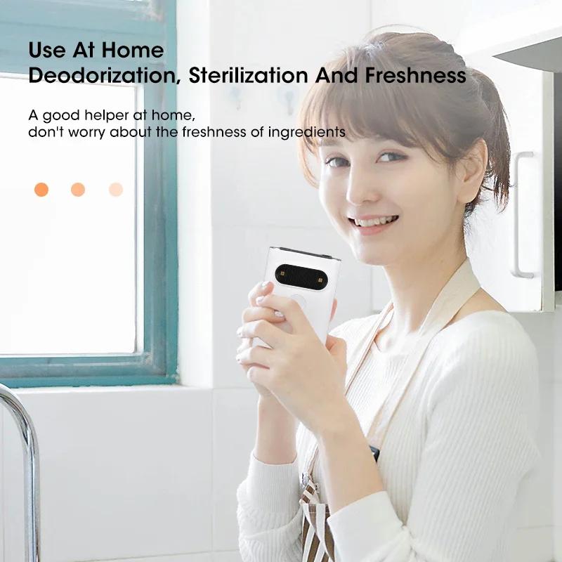 Mini Air Purifier Portable USB Charging Sterilizer for Car Kitchen Refrigerator Multifunctional Deodorizer and Purification
