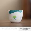 Shangqi Hand-painted Ceramic Lotus Pod Tea Cups (Set of 2)