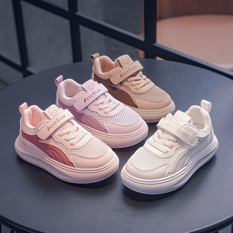 Summer Children's Sports Shoes, Non-slip, Casual, Versatile, Flat-soled Trendy Shoes, Breathable Mesh Sneakers for Little Boys