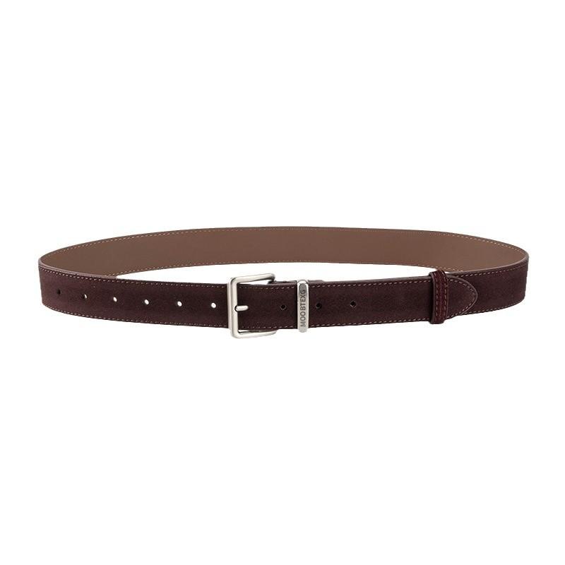 Vintage Leather Belt Women'S High-End Matte Velvet With Denim Skirt Skirt Decorative Belt Women