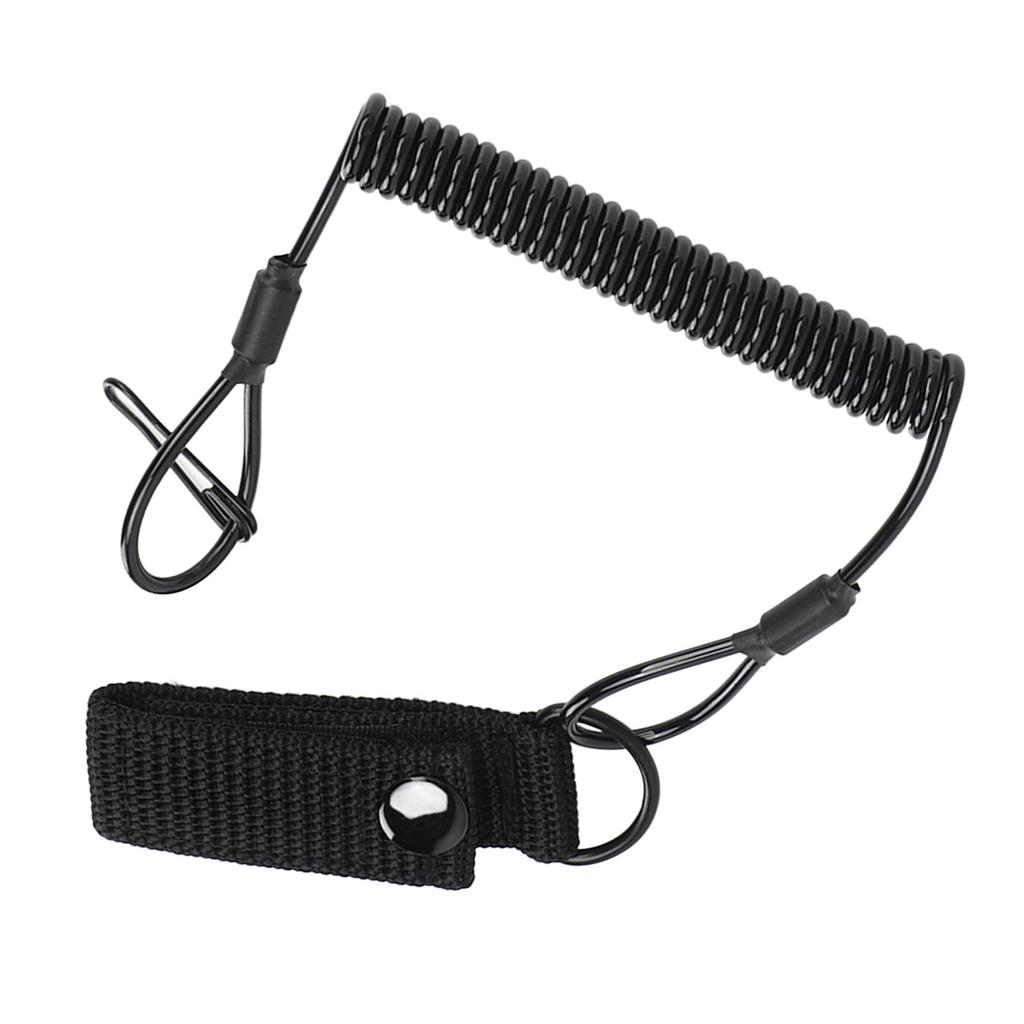 Cordão de Segurança de Mola para Ferramenta de Disparo Anti-Perda Resistente a Cortes Nylon Cordão de Câmera Corda para Acessórios de Caça ao Ar Livre