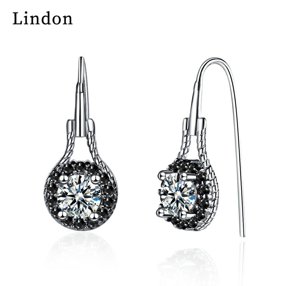 

Серьги-капли Lindon из медного сплава с цирконием для женщин, подарки на свадьбу