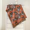 Vintage Ethnic Style Horse Pattern Printed Thick Warm Dual Use Fashion Neck Scarf