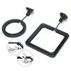 10*10cm Fish Food Feeder Suction Cup Aquarium Feeding Ring Fish Tank Station Floating Food Tray Feeder Square Circle Accessory