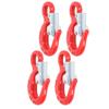 4Pcs Slip Hook Thickened Sturdy High Temperature Quenching Convenient Safe Hoist Sling Hook