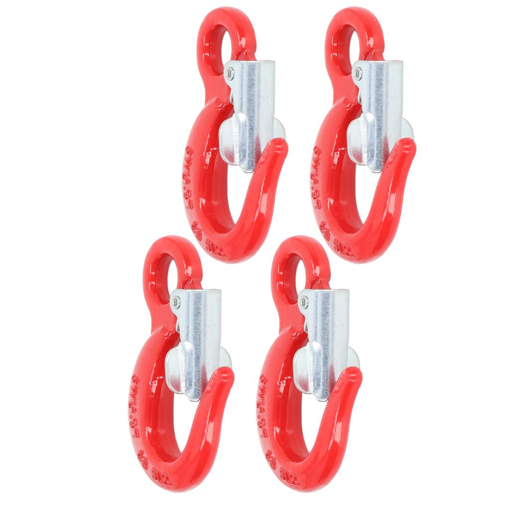 4Pcs Slip Hook Thickened Sturdy High Temperature Quenching Convenient Safe Hoist Sling Hook