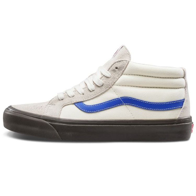 

Кроссовки унисекс Vans Sk8-Mid LX Suede White Asparagus Синие VN0A3ZCDUNA