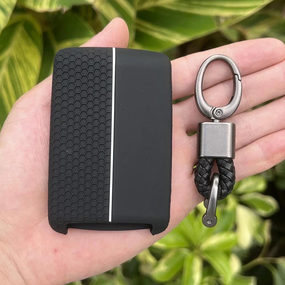 Silicone Car Key Cover Case For Renault Captur Clio Zoe Koleos Scenic 4 Arkana Dacia Sandero Megane Talisman Espace Card Remote