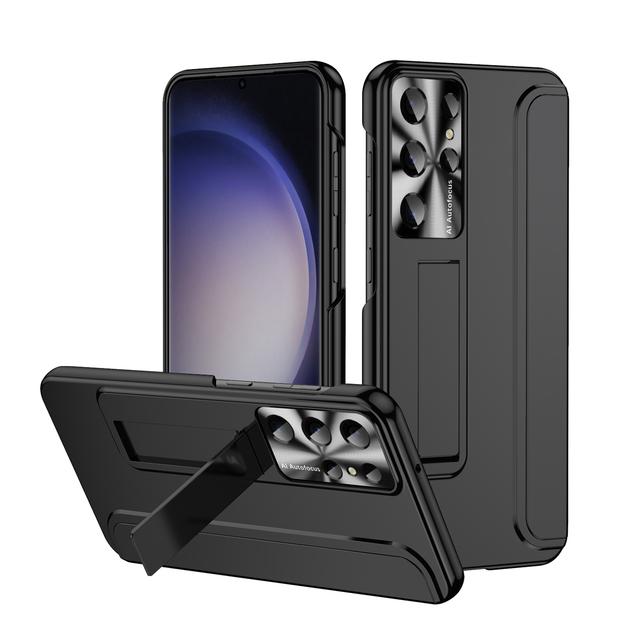 Armor Rugged For Samsung Galaxy S23 Plus Case Hard Stand Plating Protective Cover