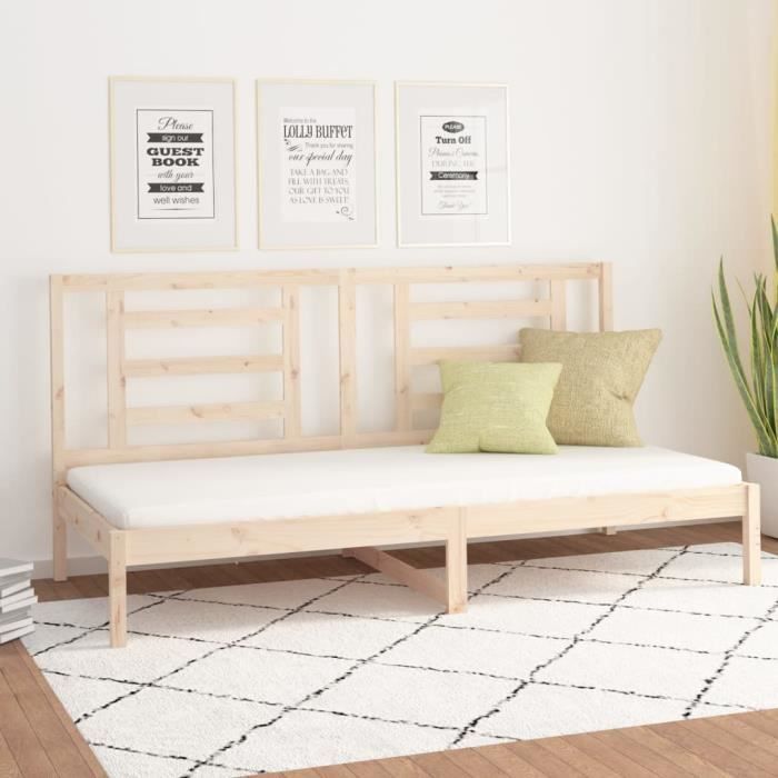 VidaXL Daybed 80x200 Cm Solid Pine Wood 3108061