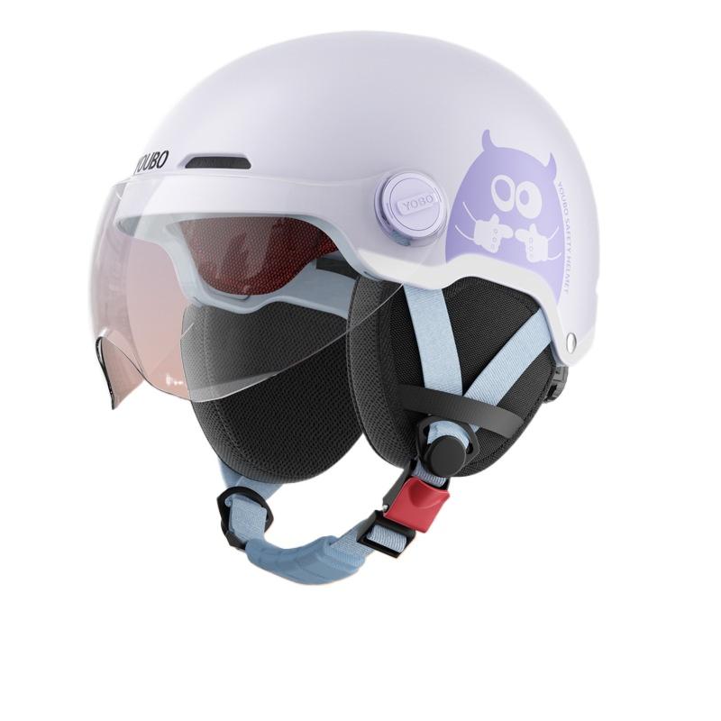 Electric Car Helmet Couple Four Seasons Universal Battery Motorcycle Men's Half Helmet Helmet