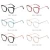 Blue Light Glasses Female Myopia Leopard Feline 0 Ray Cat's -6. Blocking Eye Finished Optical to Classic Ladies Spectacle Pink Retro Women's