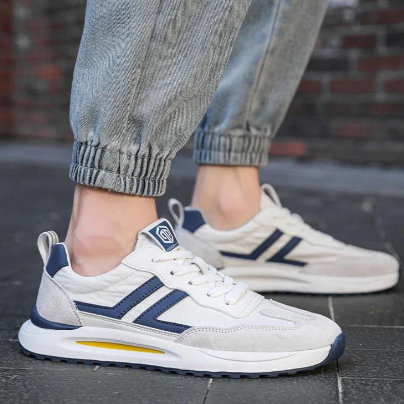 2025 Spring Autumn New Men'S Trend Versatile Casual Sneakes Outdoor Breathable Comfort Male Flat Shoe Sport Running Shoes 39-44
