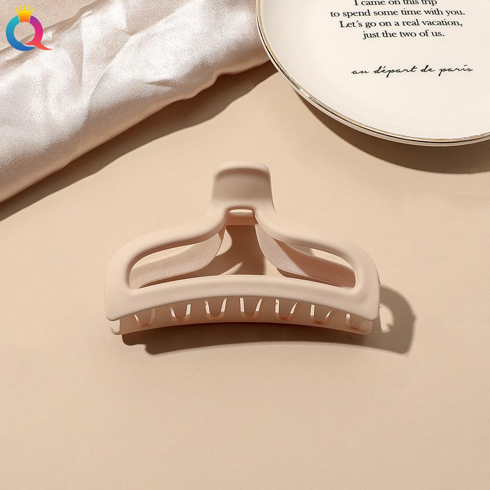 Daily Head Wear Set Women Fashion Claw Clip   Solid Coffee Black Acrylic Large Hair Claw Korea for Girl Clip Barrette Hair Accessories