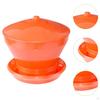 Automatic Chicken Bird Feeder, Farm Feeding Bucket, Detachable Bowl, Livestock Breeding