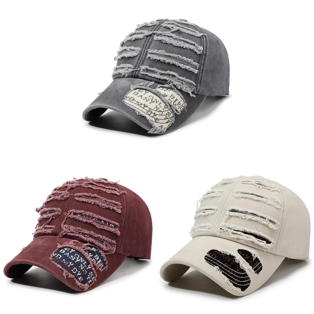 Streetwear Vintage Cotton Baseball Cap With Sun Protection For Men And Women
