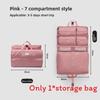Travel Organizer Bag With Multiple Compartments For Lingerie And Clothing Storage In Bedroom