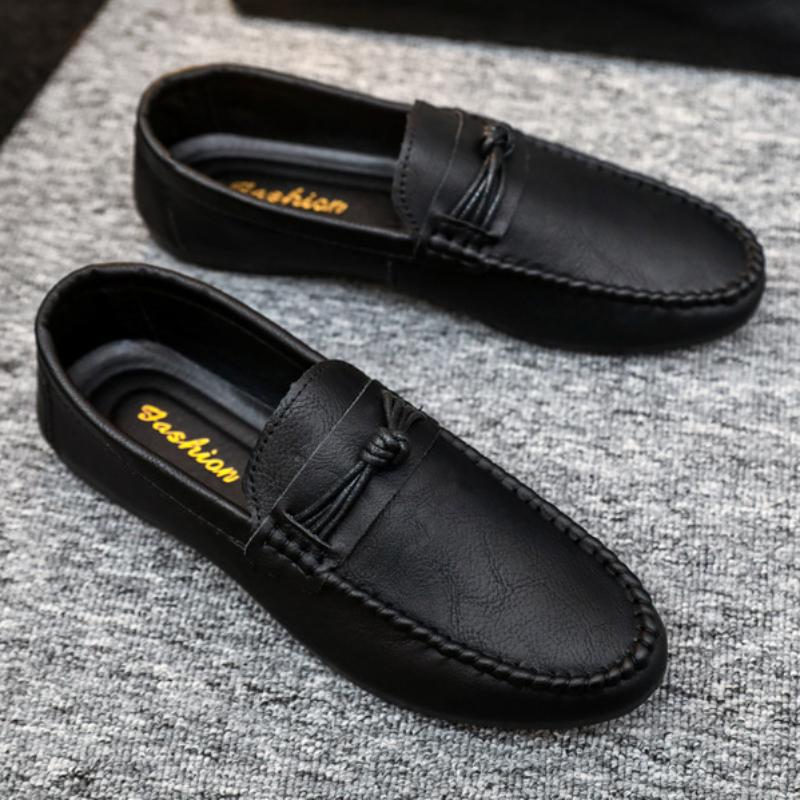 Fashion Soft Spring Men Loafers Slip On Classic Men Moccasins Leather Casual Shoes for Men Flats Footwear Botas Para Hombre Zapatillas