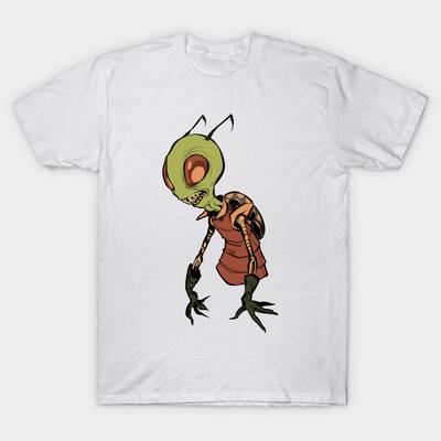 T-shirt Femme Imprimé Zim Harajuku Kawaii T-shirt Été Manches Courtes T-shirt Femme Haut Tee