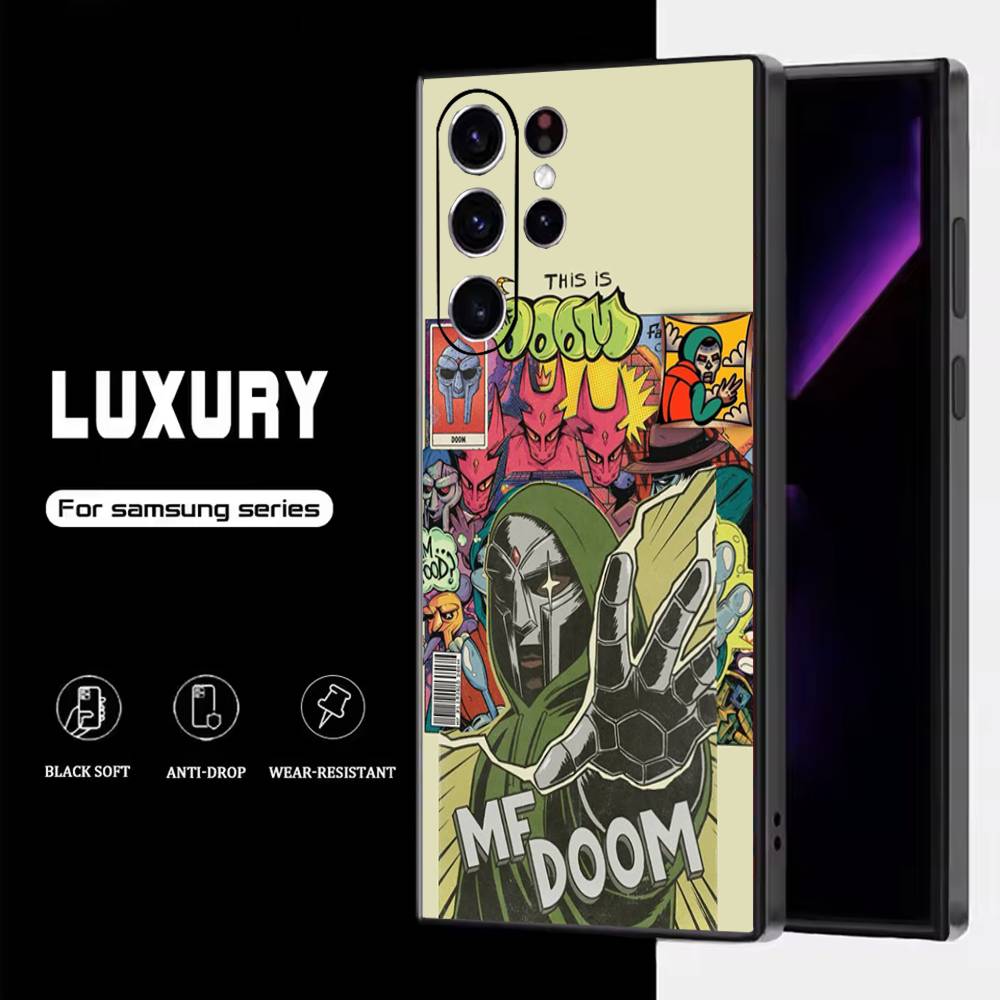 

Rapper Retro Mf D-Doom Phone Case For Samsung S25,S24,S23,S22,S21,S20,S10,Ultra,Plus,Lite,FE,Soft Silicone Black Cover Samsung S20ULTRA5G