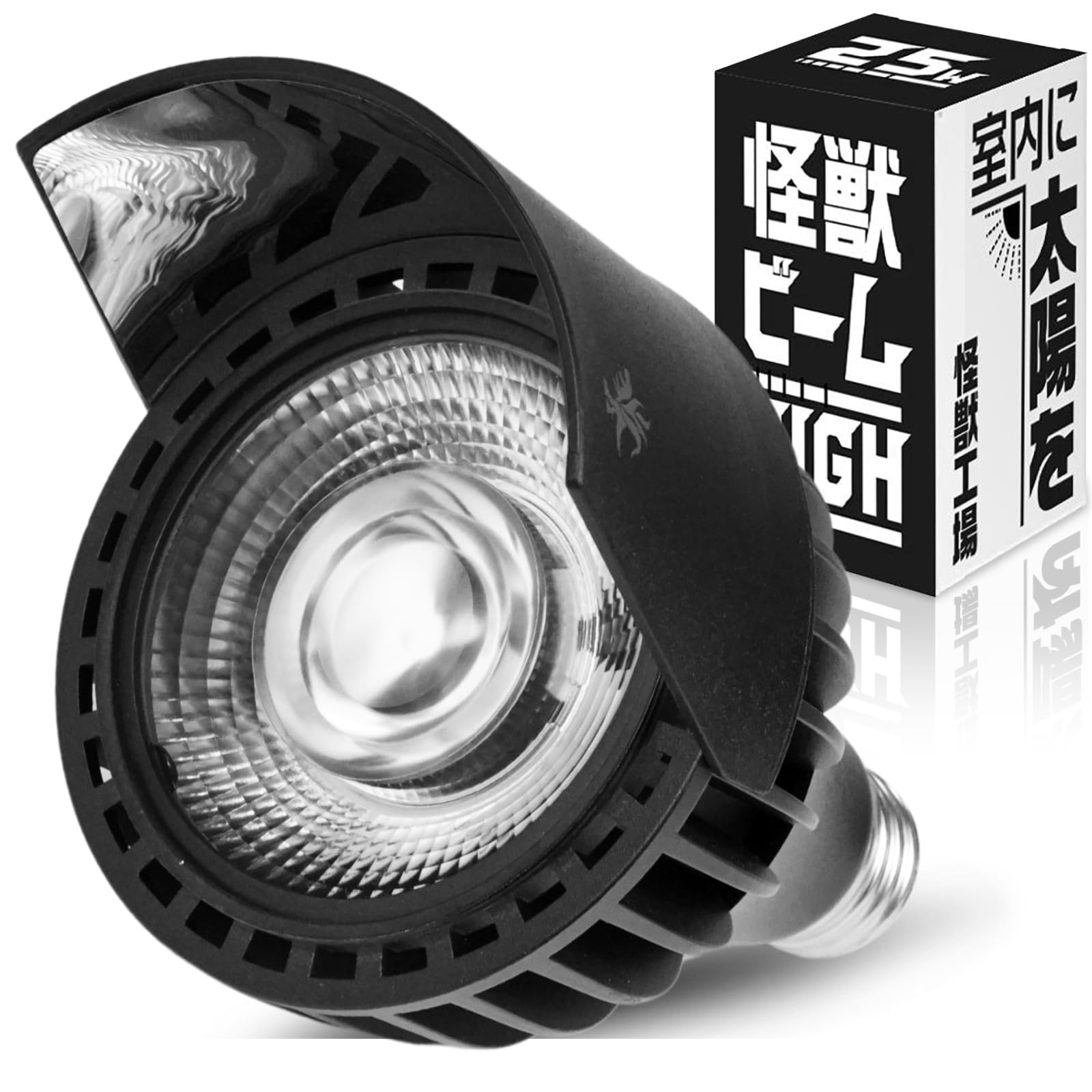 

Kaiju Plant Kaiju Beam HIGH Rapid Growth LED Plant Grow Light for Indoor Gardening 25W 5900K E26 (1, 25W) чорний