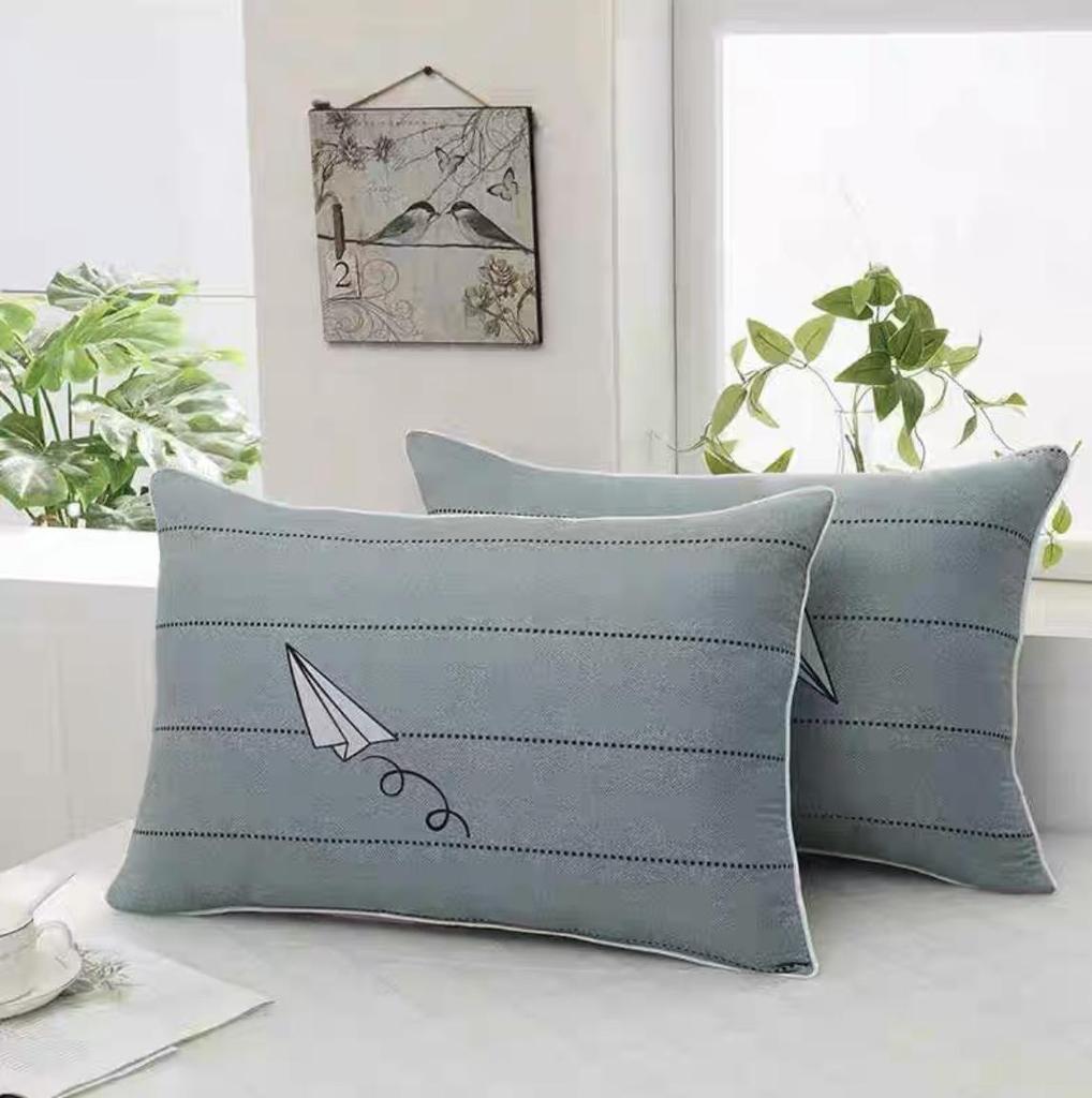 Neck Support Pillow Pair with Pillowcases for Adults & Students - Perfect for Home or Dorm