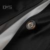 Women Fall Spring Coat Slim Fit Single-breasted Solid Color Turn-down Collar Pockets Mid Length Korean Style Overcoat Outdoor Jacket
