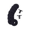 Pack Of 10 Professional Drum Felt Bottom Cover Drum Felt Bottom Covers Replacement Set For Superior Vibration Isolation