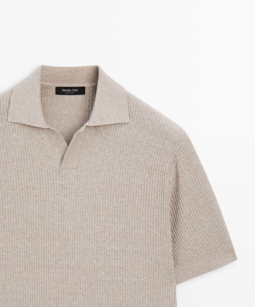 Masimodutti Cotton Knit Polo