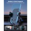 TOPK Verbessertes Hakenclip Auto Halterung FÜR Handy, Lüftungsschlitz Universelle Halterung, Super Stabile Passform für iPhone LKW Smartphones